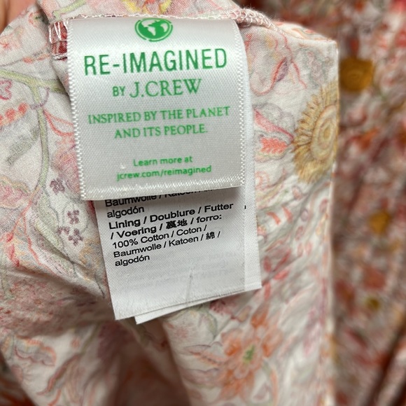 Jcrew tiered floral dress in Liberty print size 8 - Picture 8 of 11